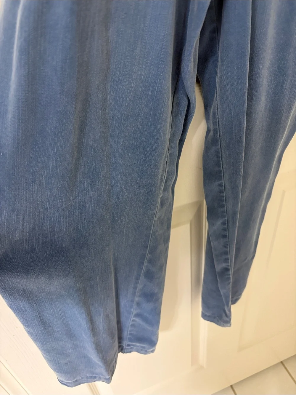 Old Navy Light Blue Tie-Front Spaghetti Strap Jumpsuit